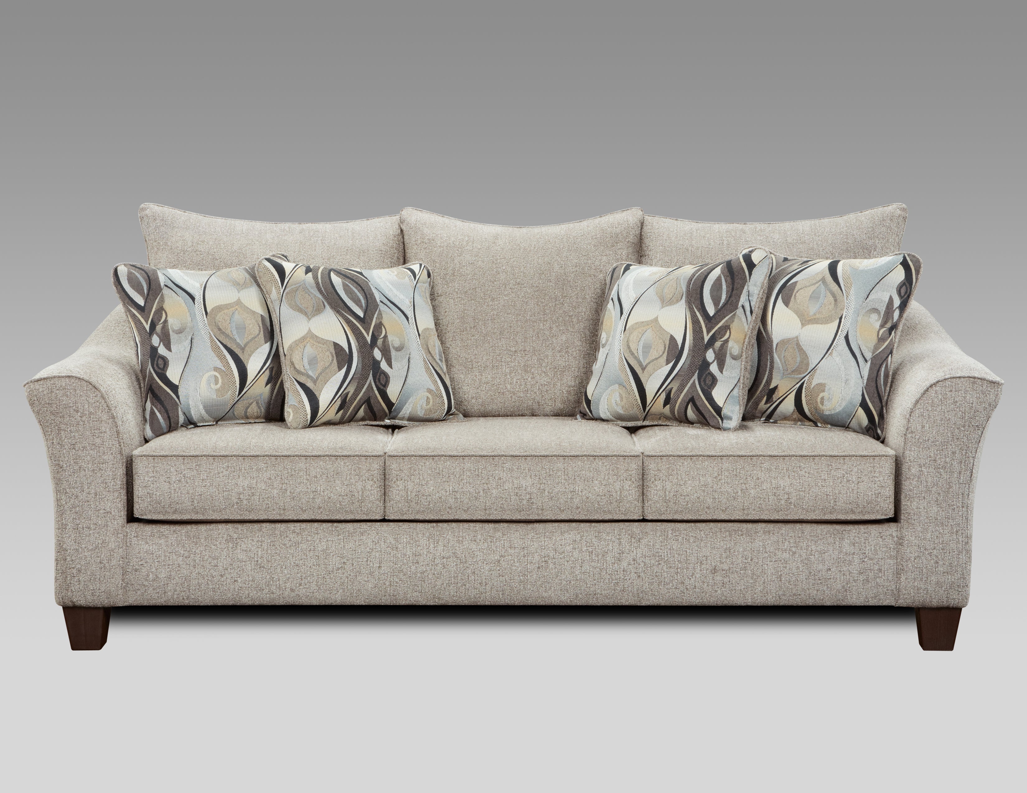 Roundhill Furniture Camero Fabric Pillowback Sofa