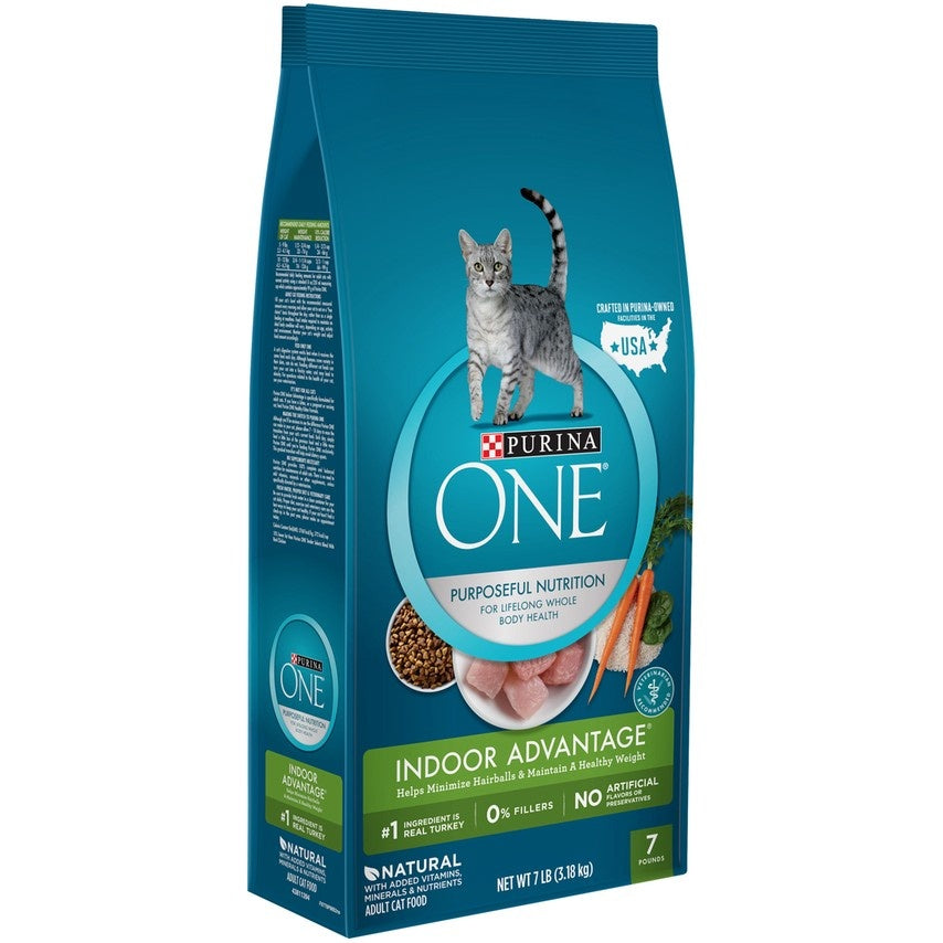 Purina ONE Indoor Advantage Hairball  Healthy Weight Formula Dry Cat