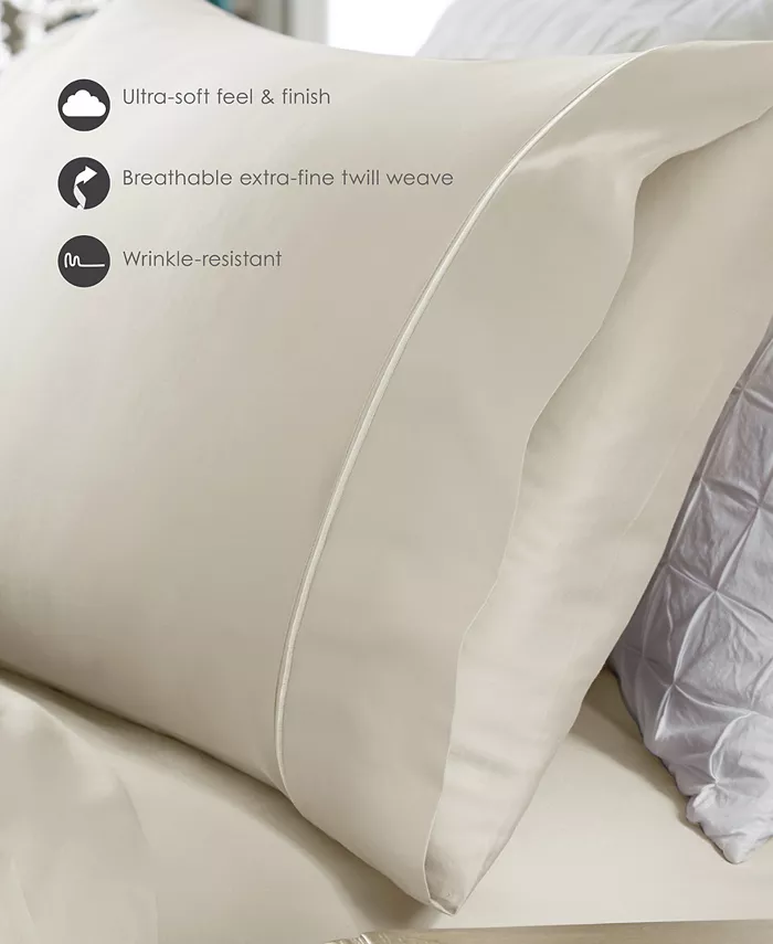 Pure Care Luxury Microfiber Wrinkle Resistant Pillowcase Set - Standard