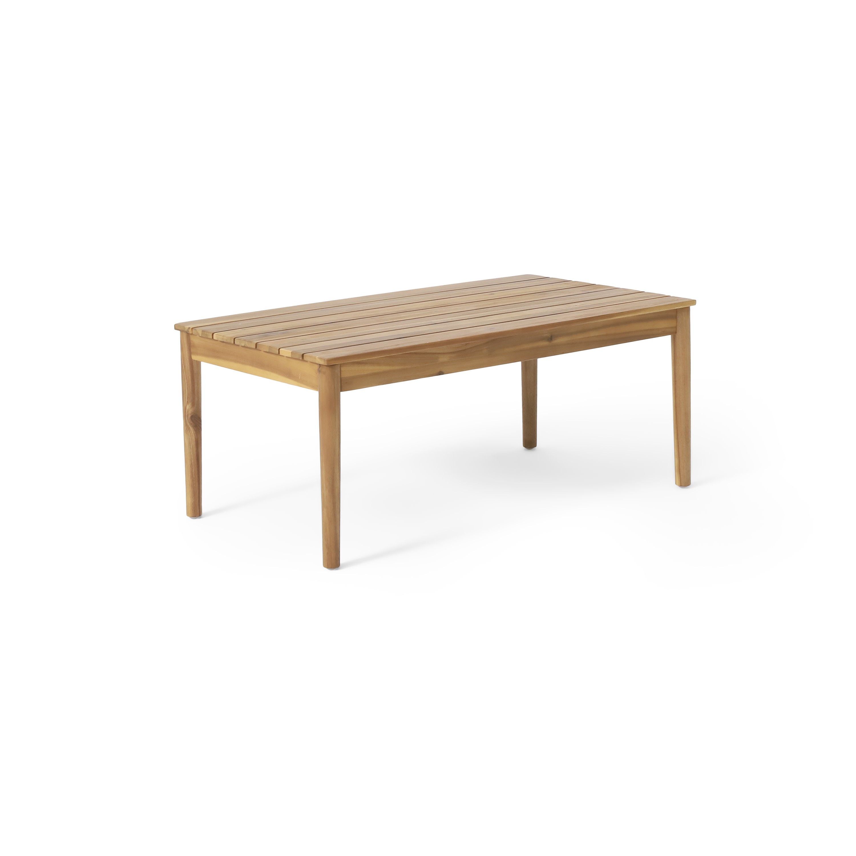 Alamosa Outdoor Acacia Wood Coffee Table, Teak