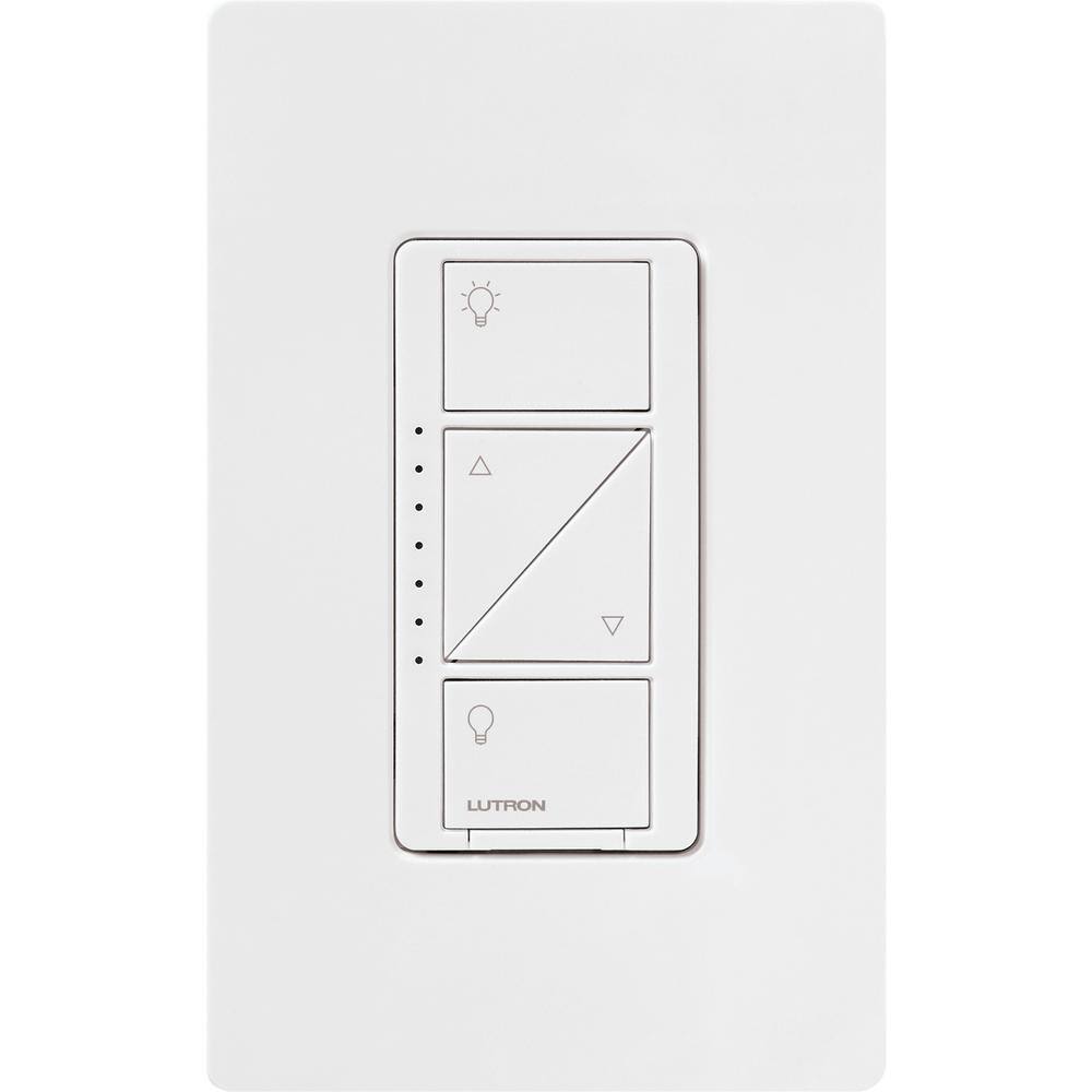 Lutron Caseta Smart Dimmer Switch for Wall  Ceiling Lights 150W LED White (PD-6WCL-WH-R-4) (4-Pack) PD-6WCL-WH-R-4