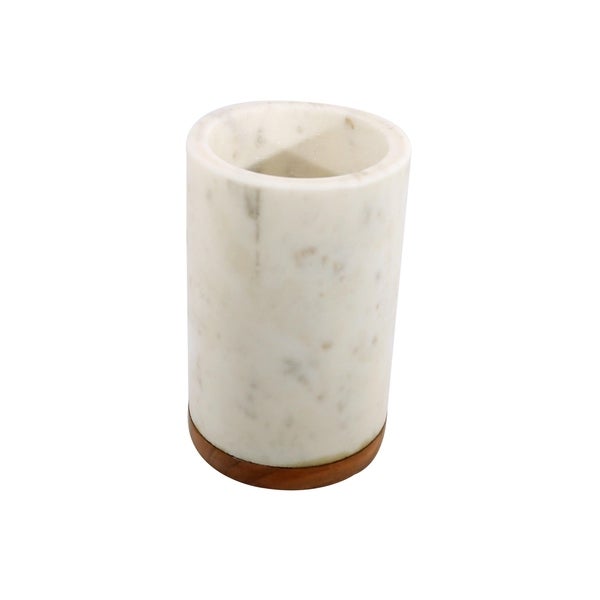 White Marble Stone Wine Bottle Cooler.