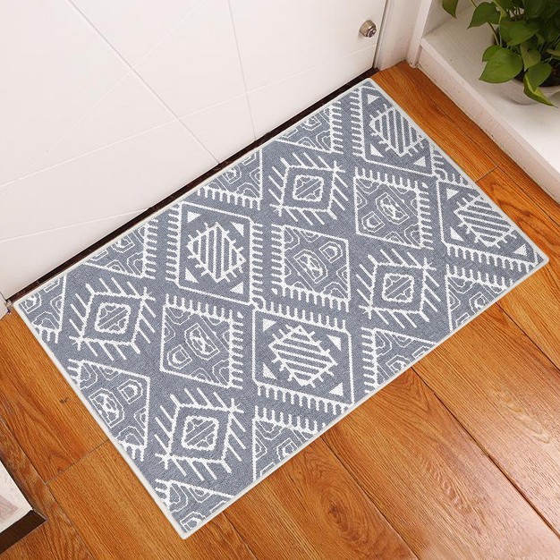 Sussexhome Monument Collection Cotton Heavy Duty Low Pile Area Rug 2 x27 X 3 x27