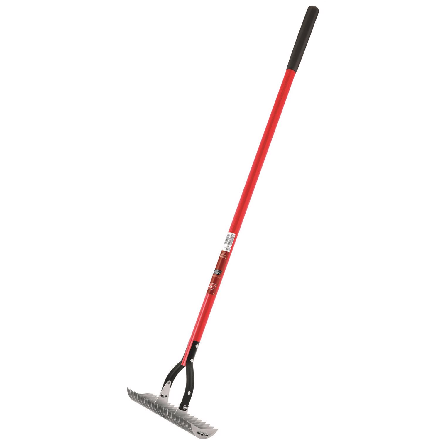 Ace 19-Tine Steel Thatching Rake， 61 in. Fiberglass Handle