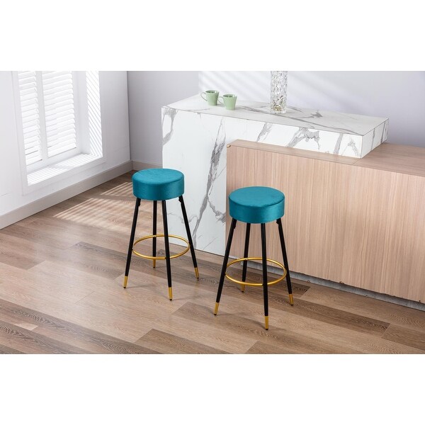 Counter Height Bar Stools for Kitchen Island Coffee Shop Bar，Set of 2