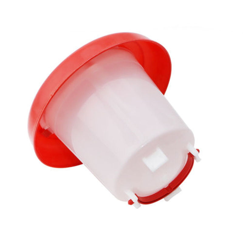 Chickken Feeding Watering Supplies 1pcs Chicken Feeder Drinker Poultry Chick Hen Quail Bantam Feeding Tool 1.5/2.5/4L