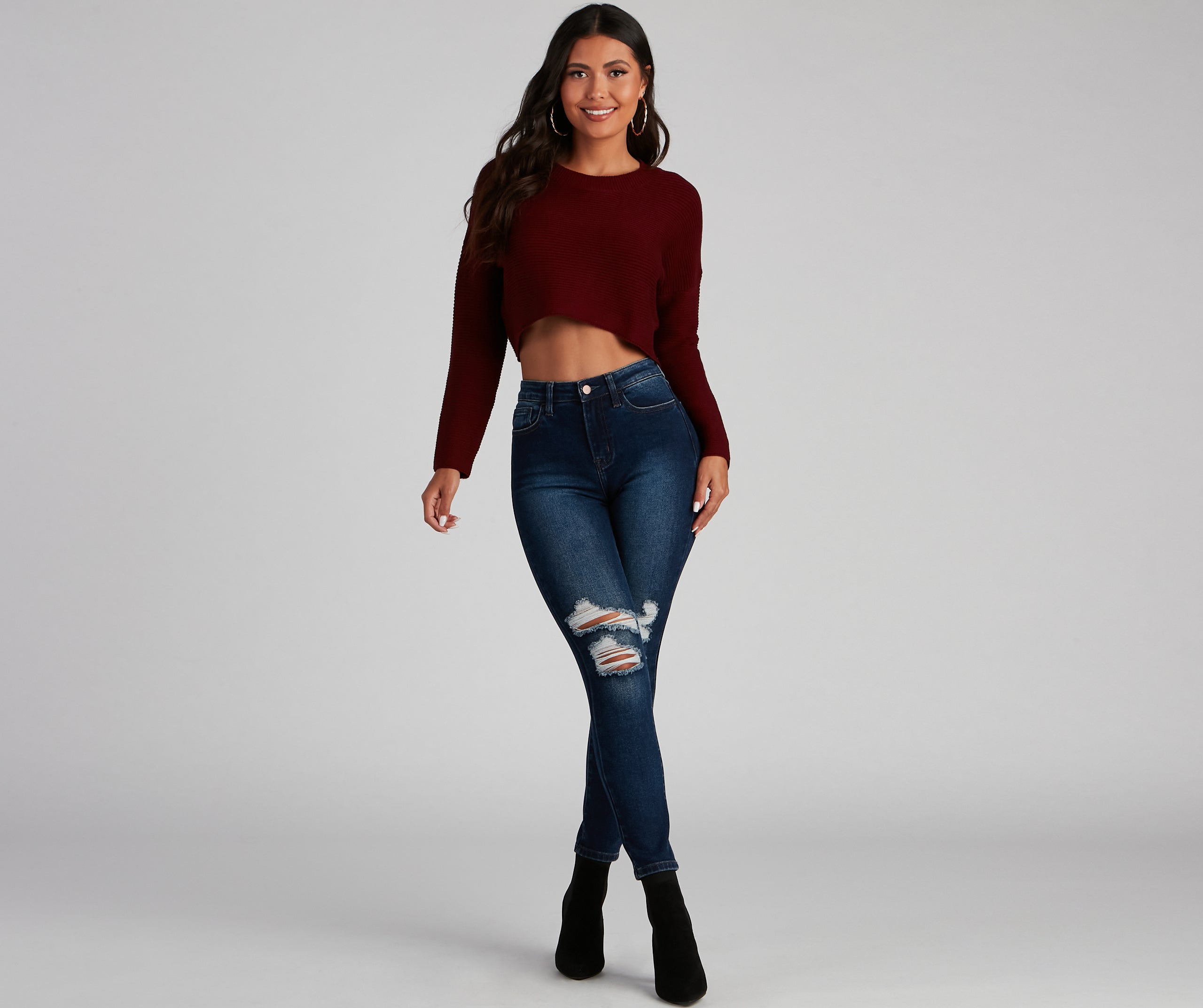 Cuddly Classics Rib Knit Sweater