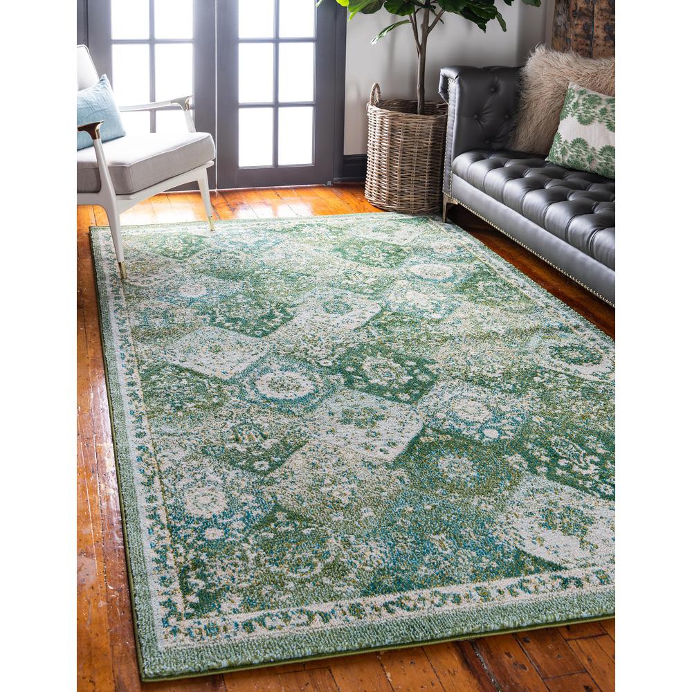 Unique Loom Blake Penrose Contemporary Floral Area Rug or Runner