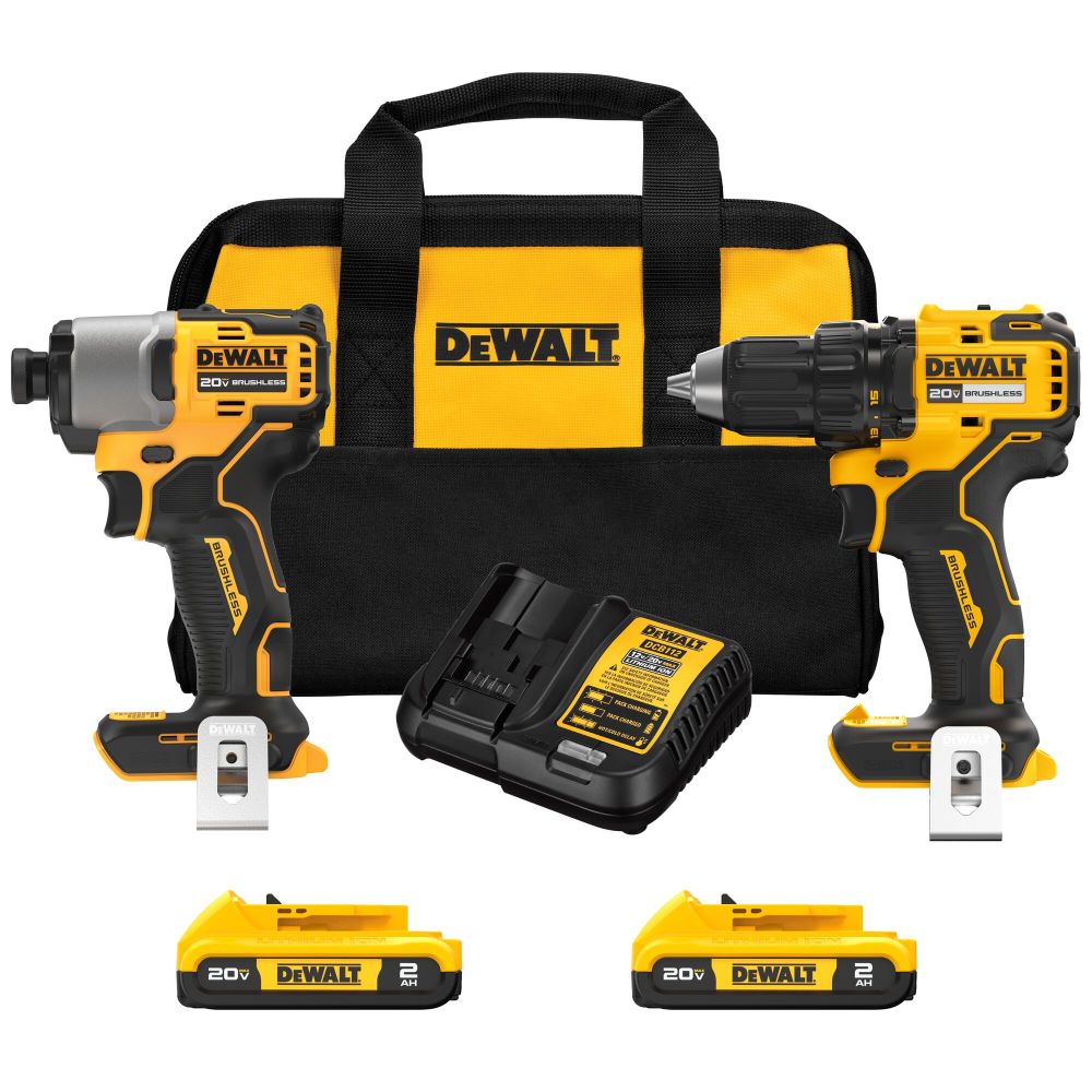 DEWALT 20V MAX Brushless 2 Tool Combo Kit DCK227D2 from DEWALT