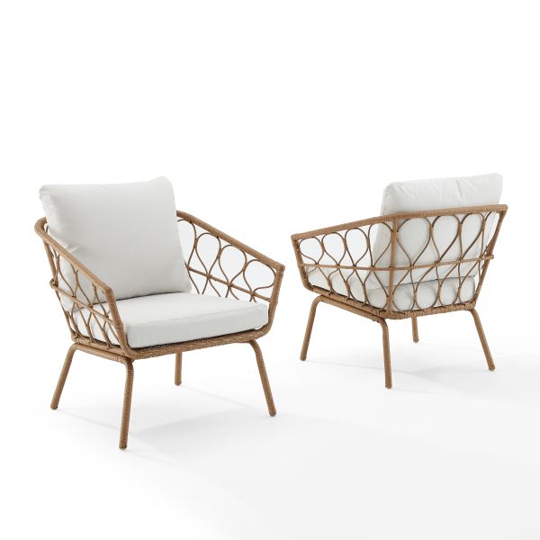 Juniper 2Pc Indoor/Outdoor Wicker Armchair Set