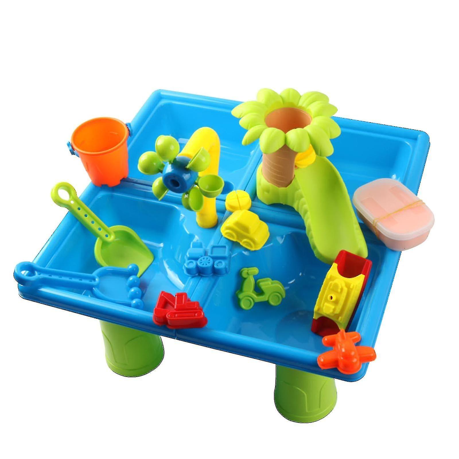 Sand Water Table For Toddlers 4 In 1 Sand Table And Water Play Table Kids Table Activity Sensory Play Table Beach Sand Water Toy