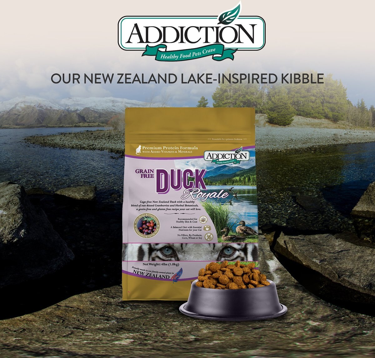 Addiction Grain-Free Duck Royale Dry Cat Food