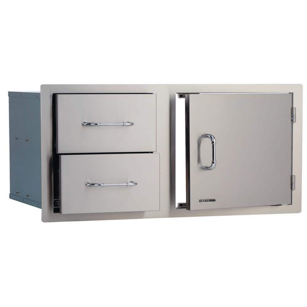 BULL 40-1/2 in. x 22 in. x 20-1/2 in. Door/Drawer Combo Double Walled System 55875