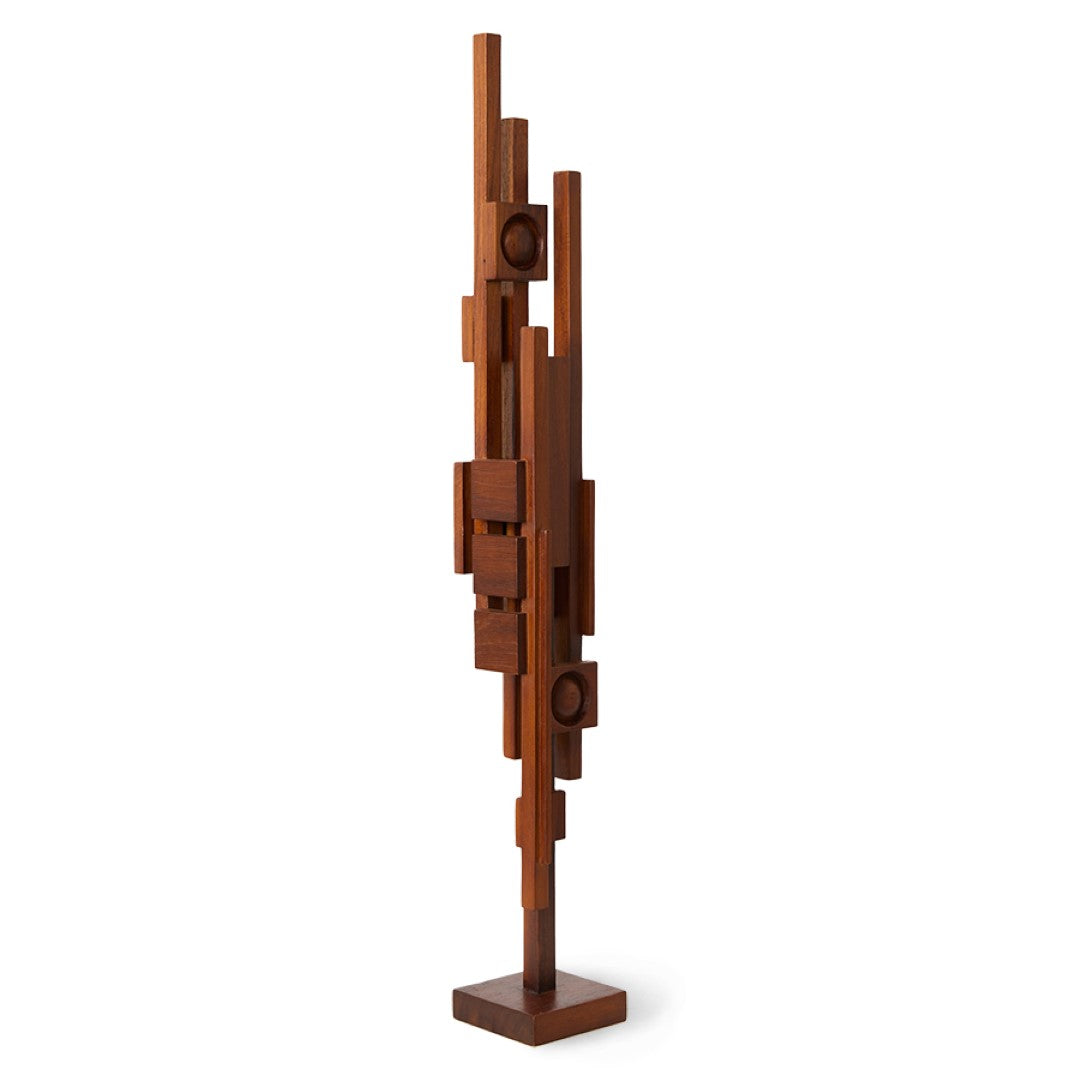 Skyline sculpture espresso - L