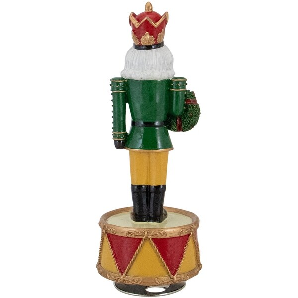 8.25 Musical Revolving Christmas Nutcracker Figure