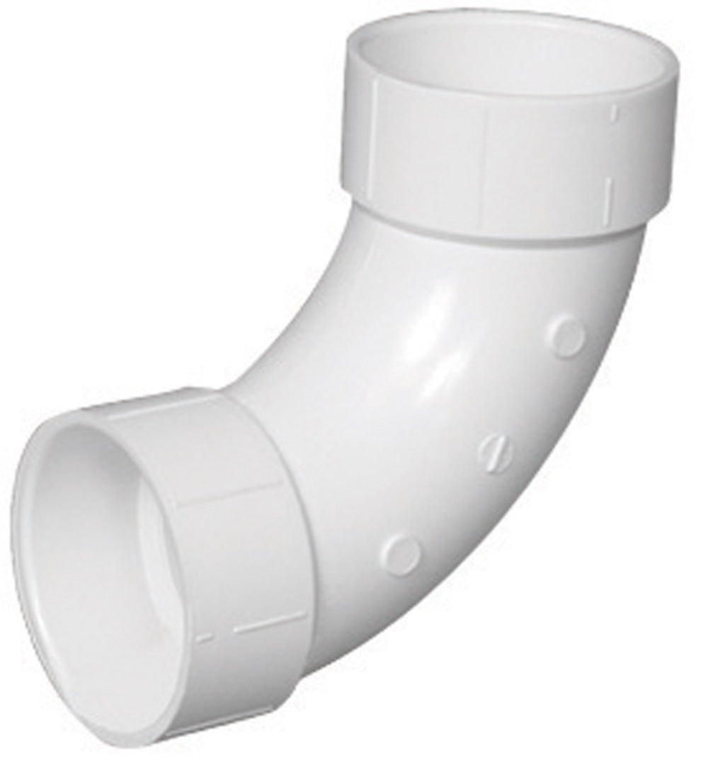 ELBOW 90L PVC DWV 4