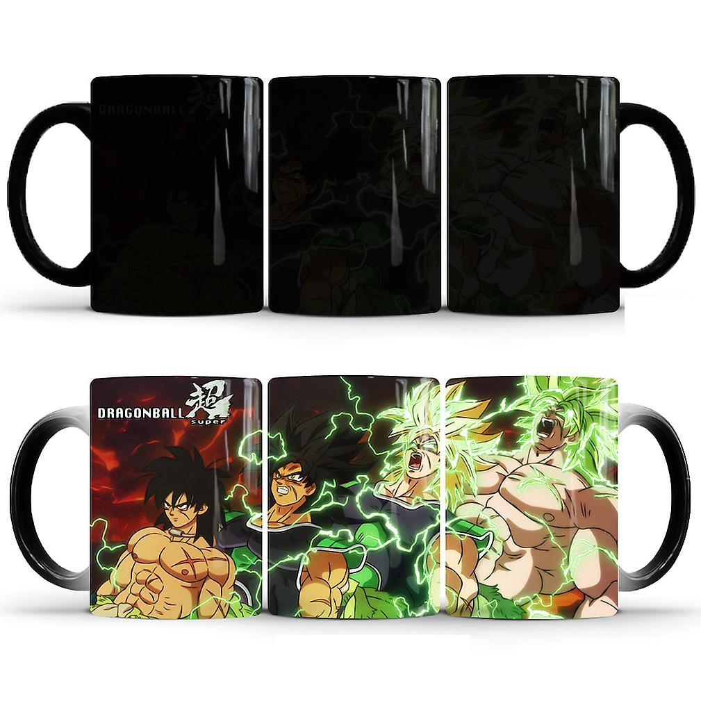 Dragon Ball Broli Color Changing Mug Ceramic Coffee Mug Thermal Tea Cup Novelty Gift