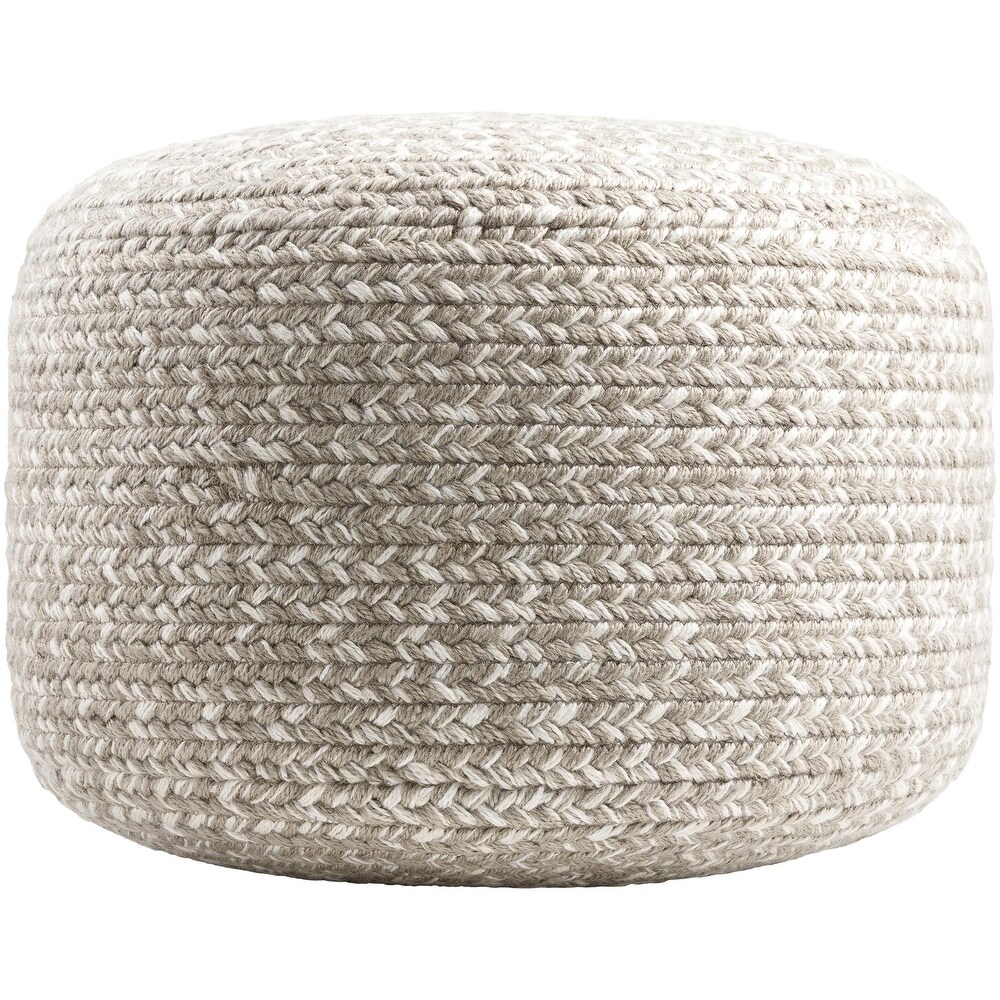 Artistic Weavers Entwined Modern   Contemporary Solid Color Pouf