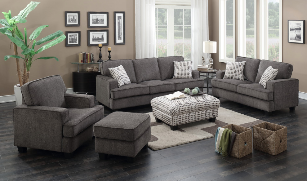 Huber Sofa   Transitional   Sofas   by Lorino Home  Houzz