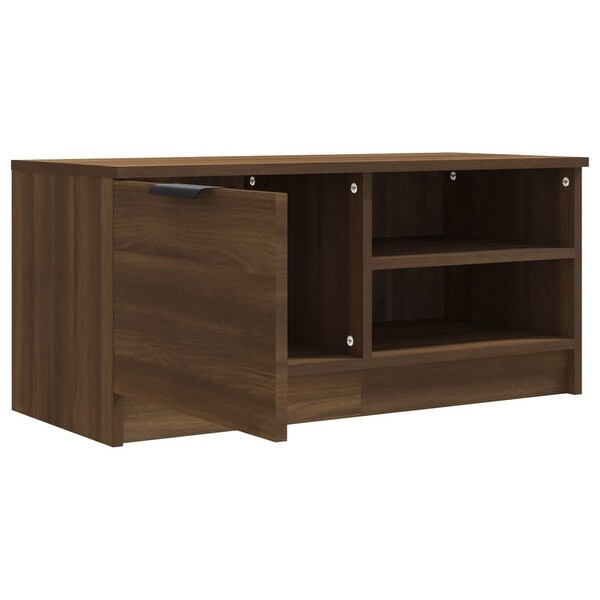 TV Cabinet Brown Oak 31.5