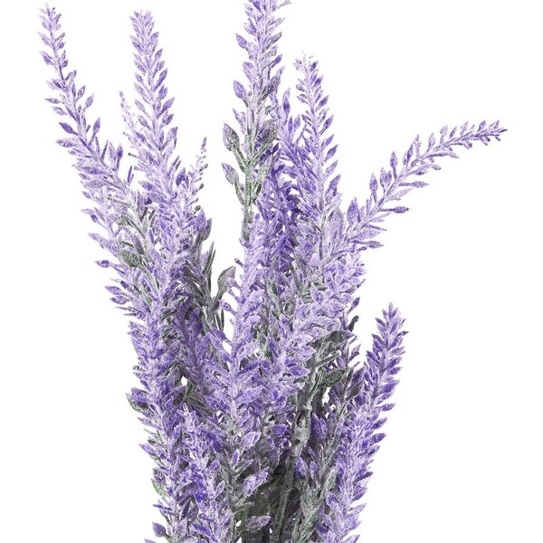 12 Artificial Lavender Flowers in Purple，Fake Plant for Home Decor，Wedding