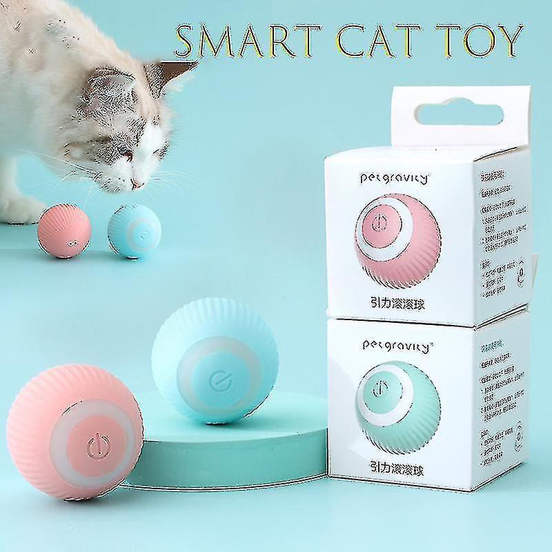 Smart Cat Toys Automatic Rolling Ball Electric Cat Toys Interactive For Cats Training Self Moving Ki