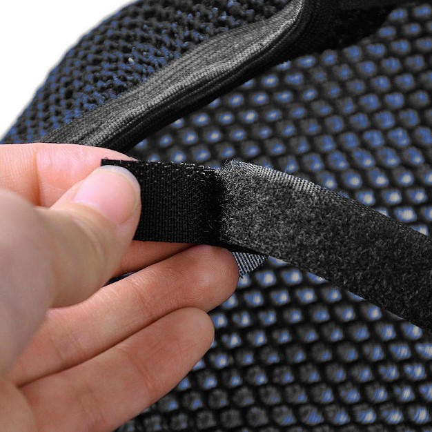 Unique Bargains Motorcycle Heat Resistant Breathable Seat Saddle 3d Mesh Cover Size Xl