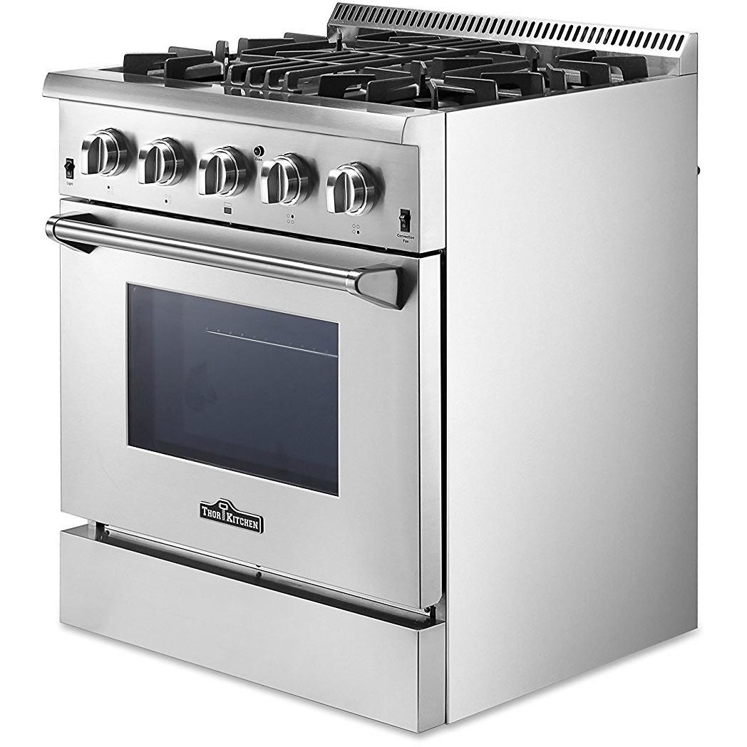 Thor Kitchen 30-inch Slide-In Dual-Fuel Range HRD3088U