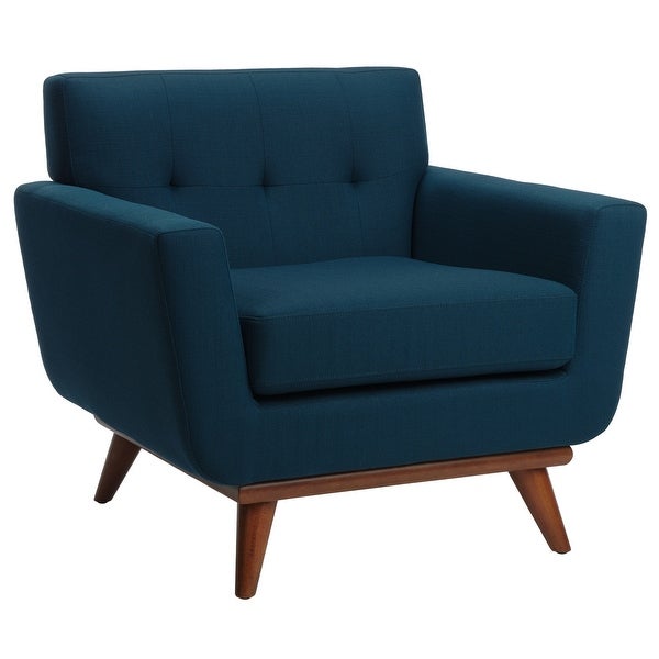 SAFAVIEH Couture Opal Mid-Century Modern Tufted Arm Chair