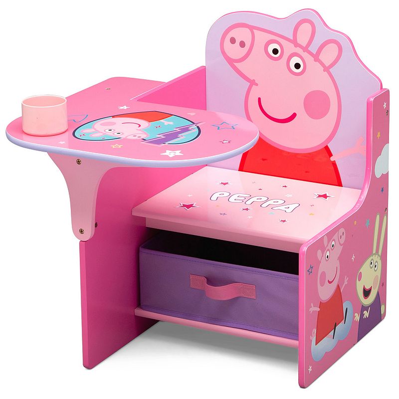 Delta Children Peppa Pig Chair Desk with Storage Bin