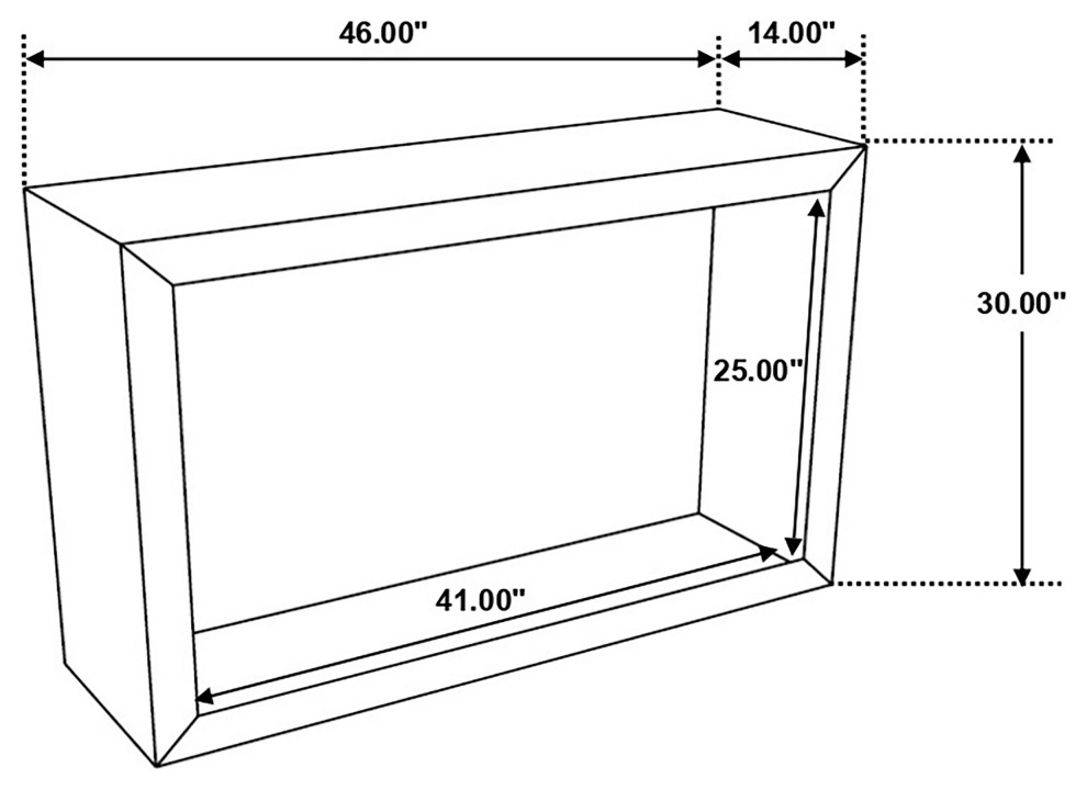 Benton Rectangular Solid Wood Sofa Table Natural   Modern   Console Tables   by Modon  Houzz