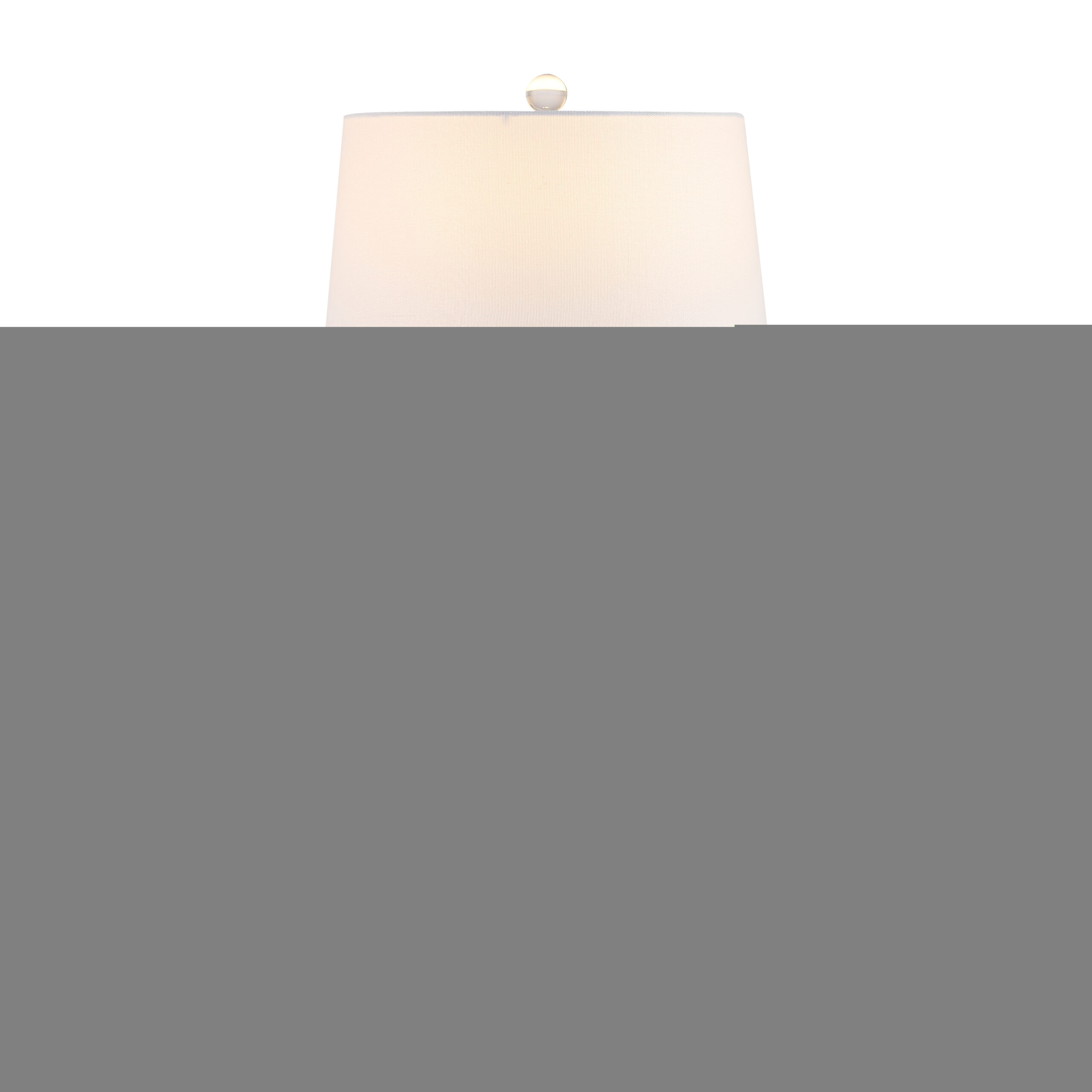 Safavieh Harlem 25 in. Modern Ceramic Table Lamp， Blue