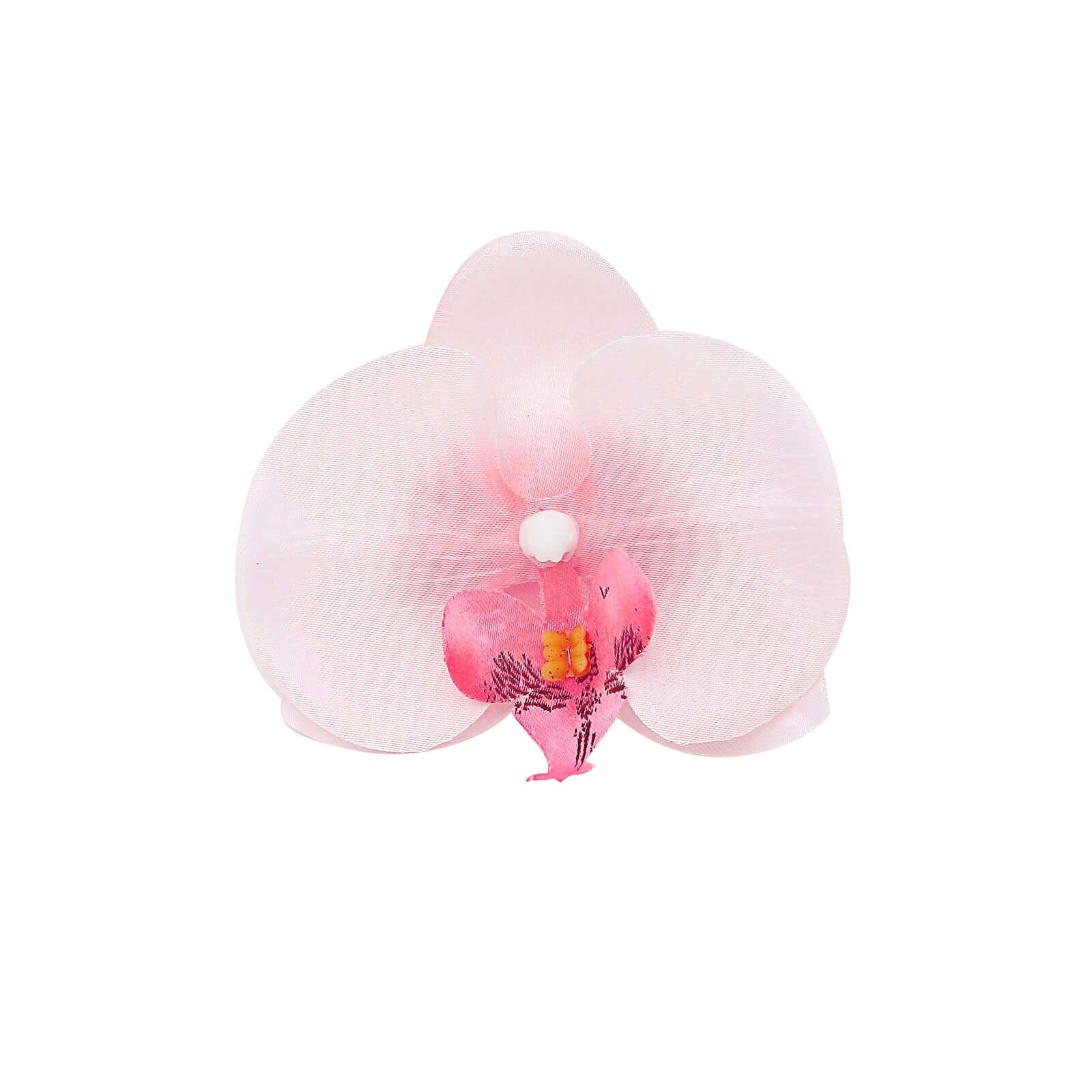 20 Flower Heads Pink Artificial Silk Orchids DIY Crafts 4