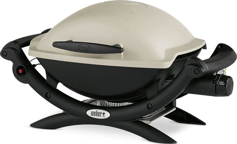 Weber Q 1000 Titanium Portable Liquid Propane Gas Grill