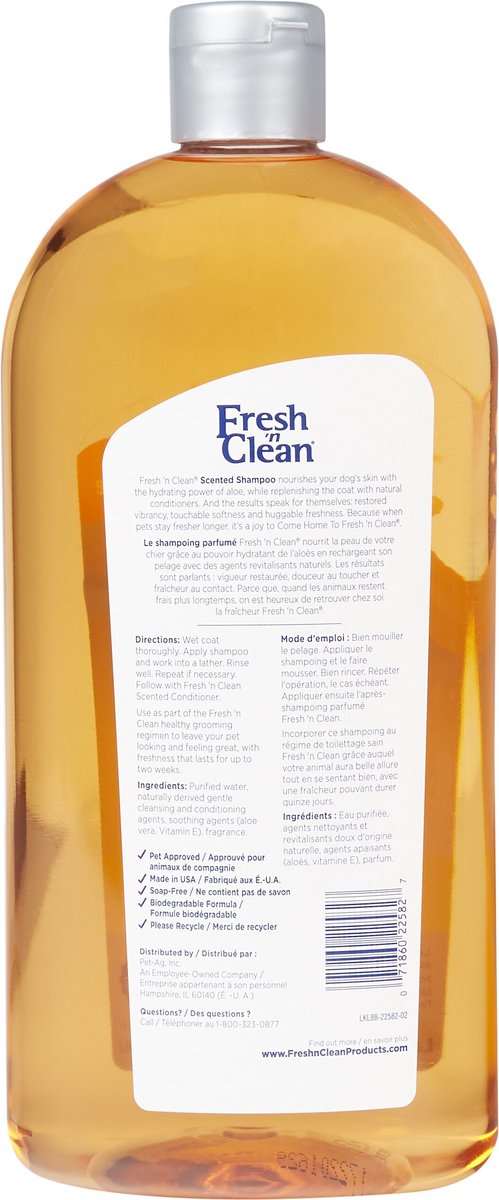 PetAg Fresh 'N Clean Scented Dog Shampoo， Classic Fresh Scent