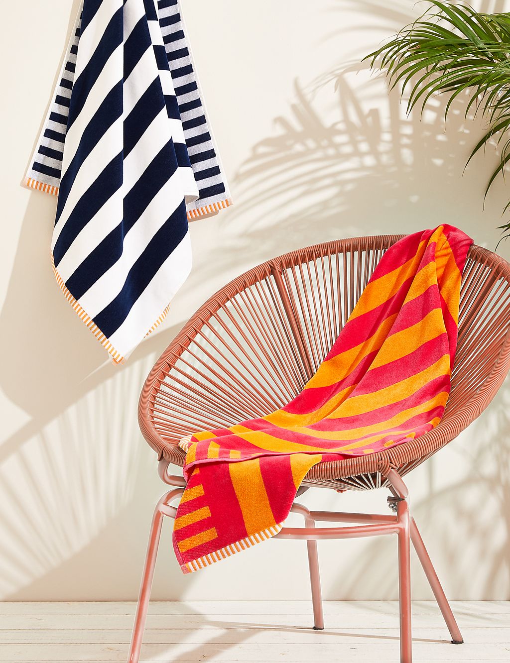 Pure Cotton Striped Beach Towel