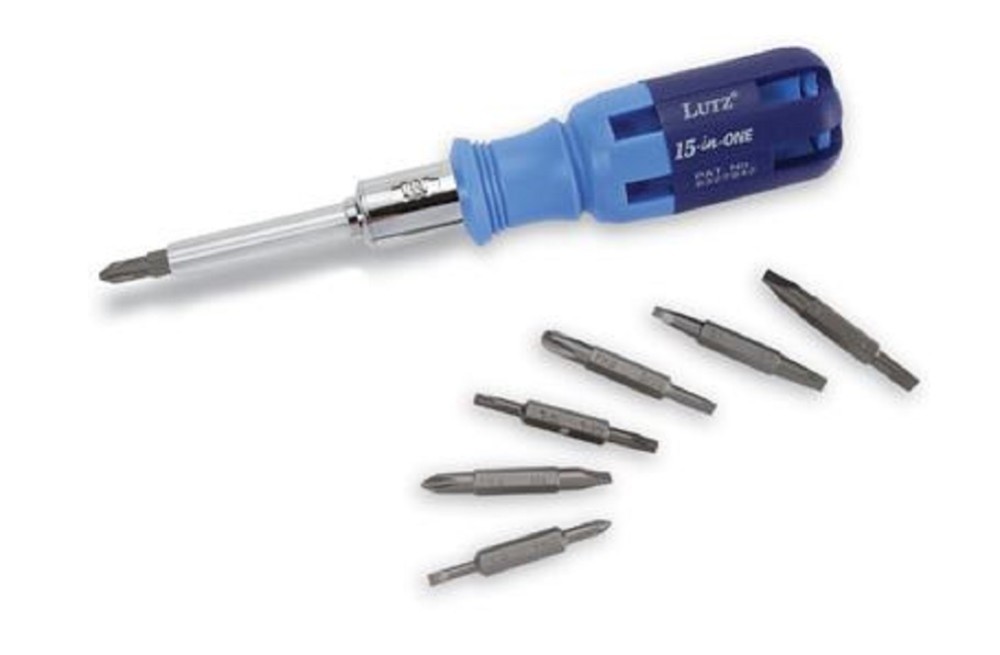 15-In-One Ratchet Screwdriver with Imprint ;