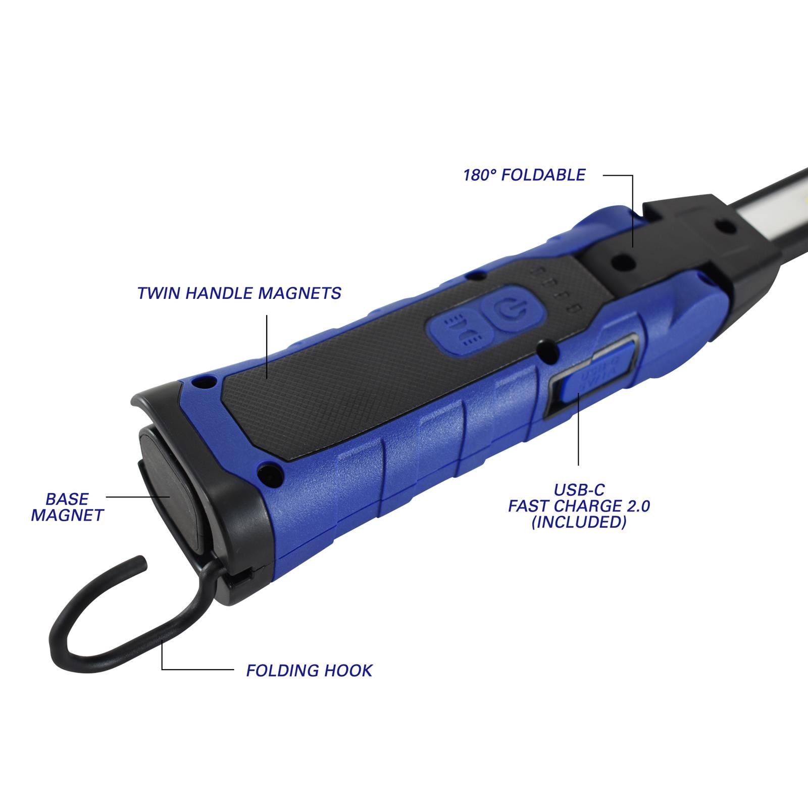 Astro Pneumatic Tool Company 52SL Astro Pneumatic Tool Company Rechargeable Folding Double-Sided LED Slim Lights