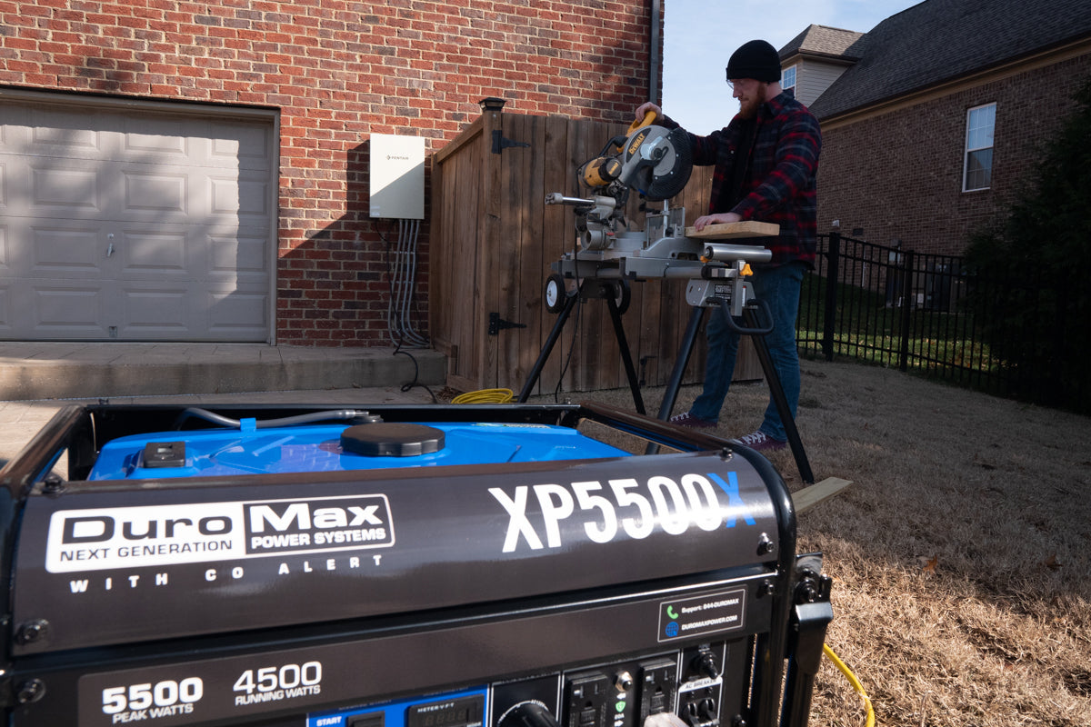 5,500 Watt Gasoline Portable Generator w/ CO Alert