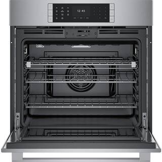 Bosch Benchmark Benchmark Series 30 in. Built-In Single Electric Convection Wall Oven with Air Fry and Self Cleaning in Stainless Steel HBLP454UC