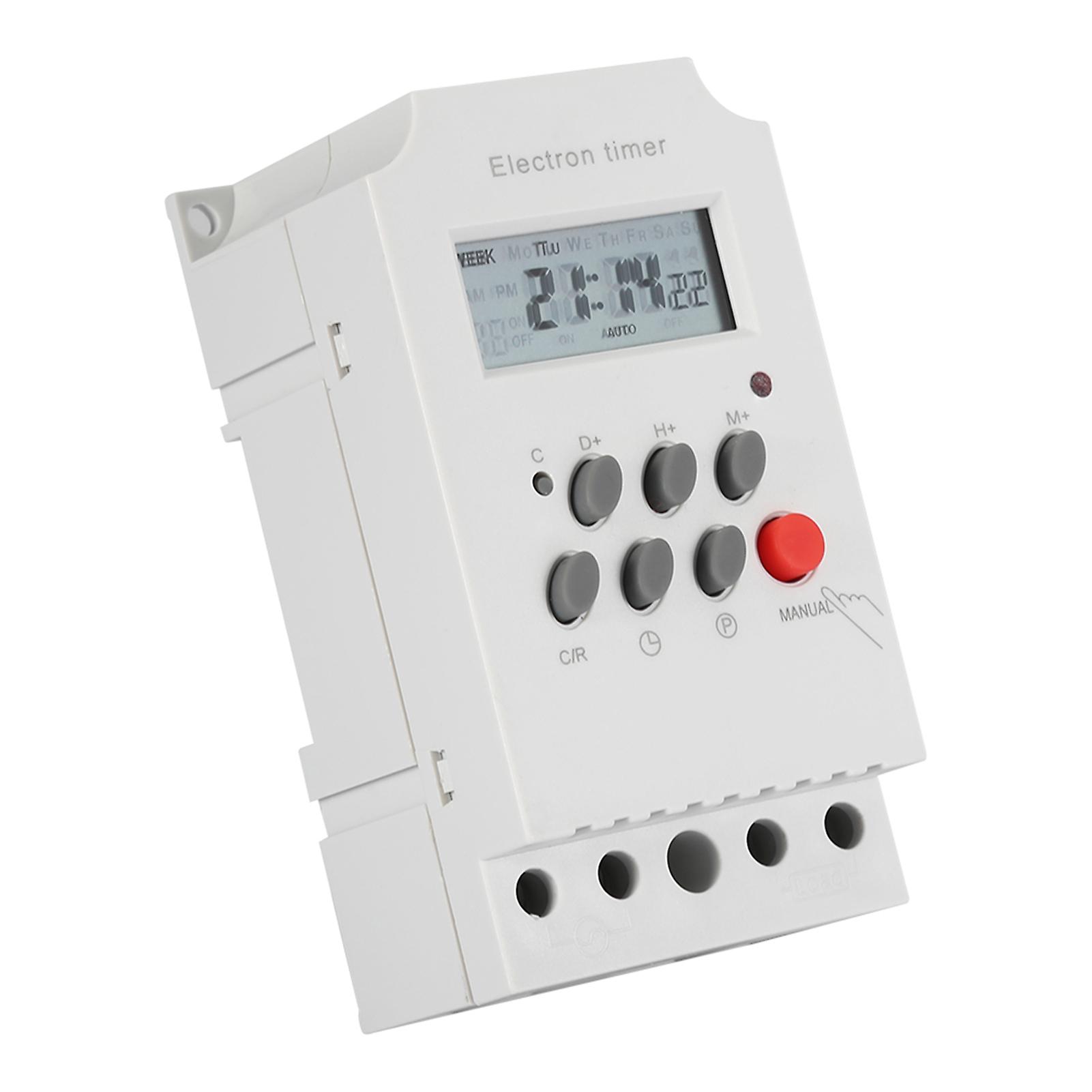 KG316T-II 30A Digital Timer Switch Programmable Electronic Time Control Switch (AC-DC 12V)