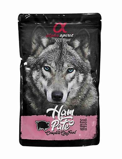 Alpha Spirit Wet Dog Pouch Ham Pate (Dogs ， Dog Food ， Wet Food)