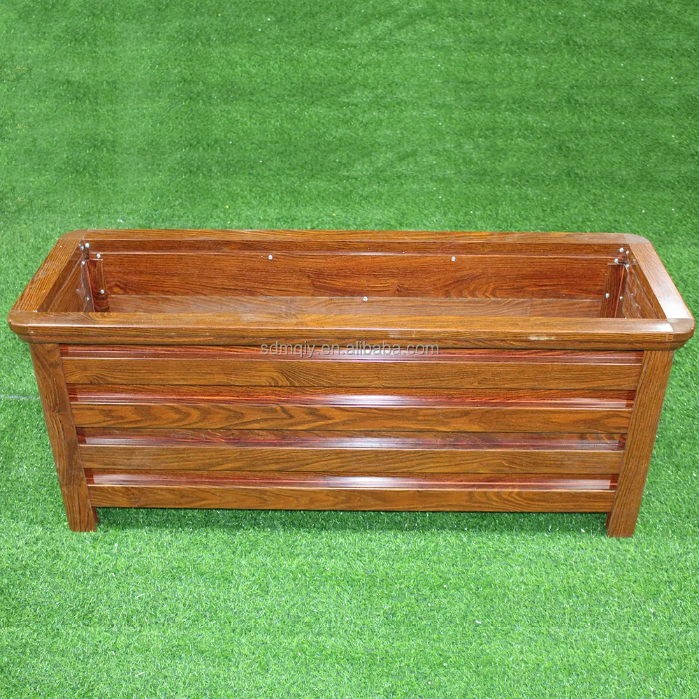 Manufacturer Garden supplies special factory price durable Aluminum oy Flower Planting box pot