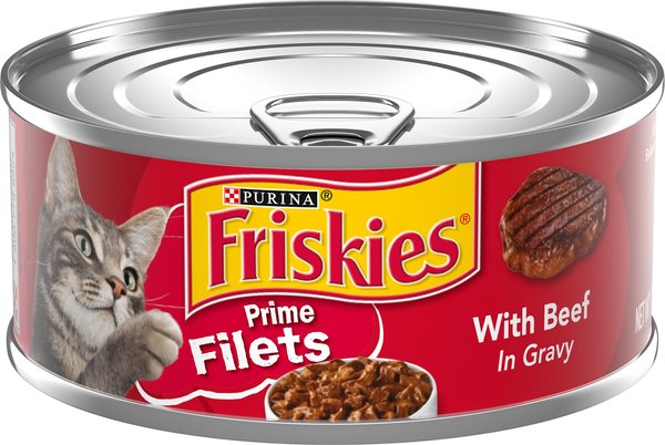 Friskies Prime Filets with Beef in Gravy Canned Cat Food