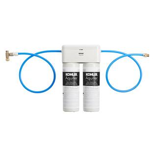 KOHLER Aquifer Under-Sink Double Cartridge Water Filtration System K-77686-NA