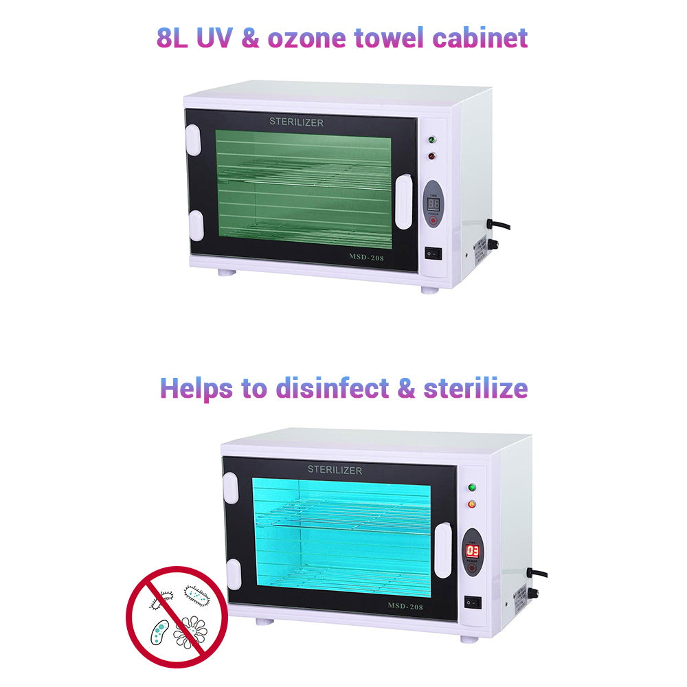 Yescom 8L Electric UV Sterilizer Cabinet Salon Tool Sterilizing