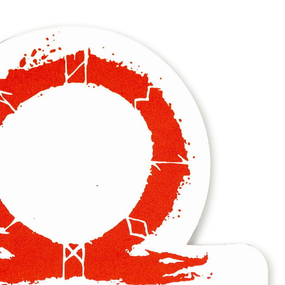 Just Funky God of War (2018) Omega Logo Car Magnet