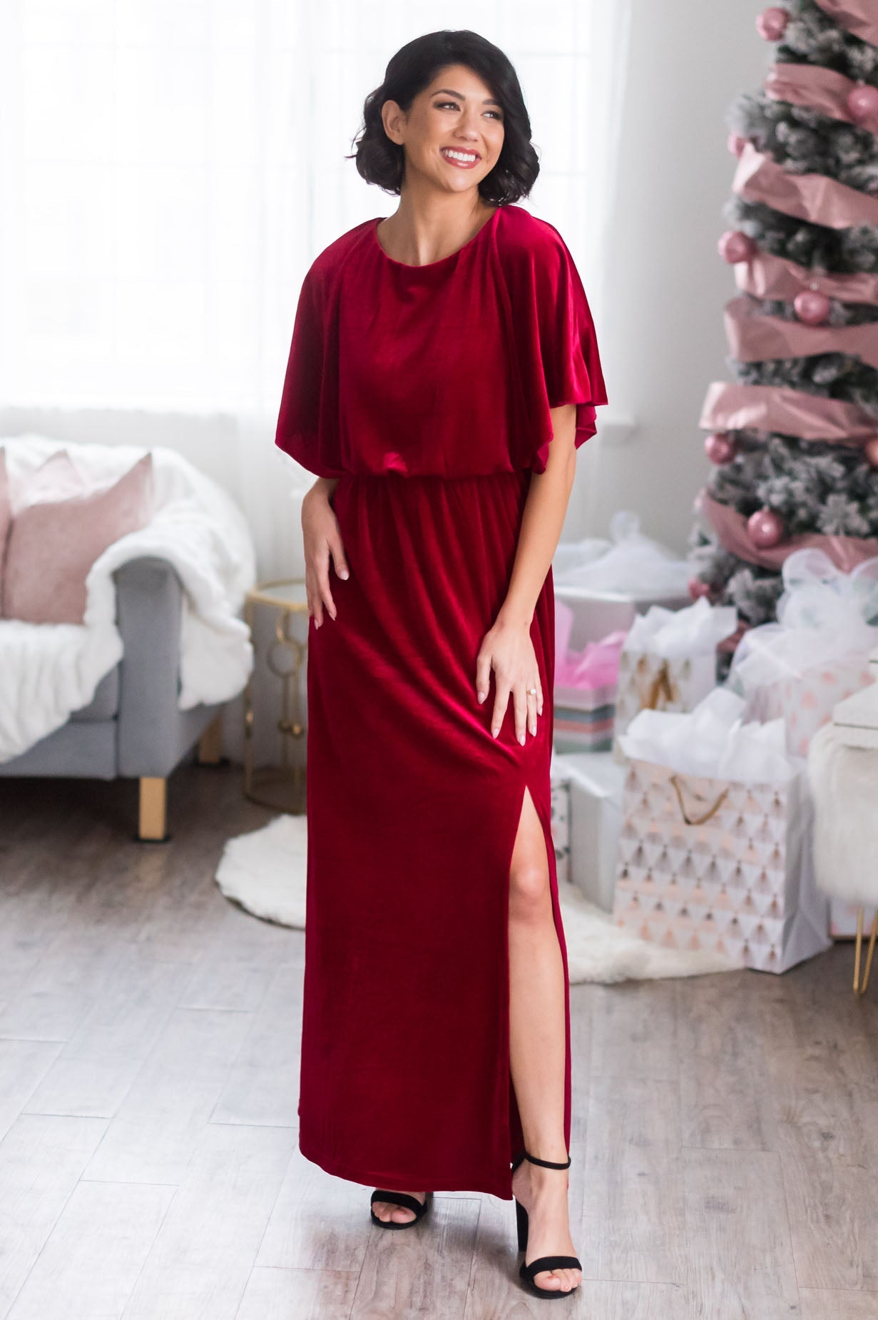 The Joy Evening Out Velvet Gown