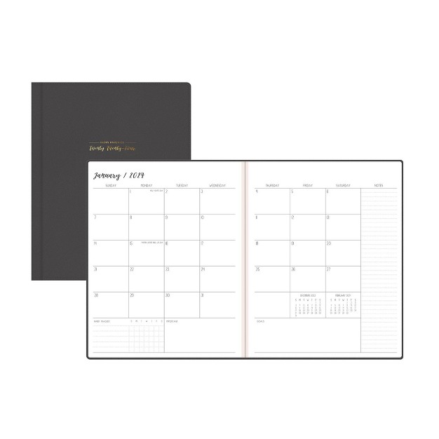 Weekly monthly Bookbound Black