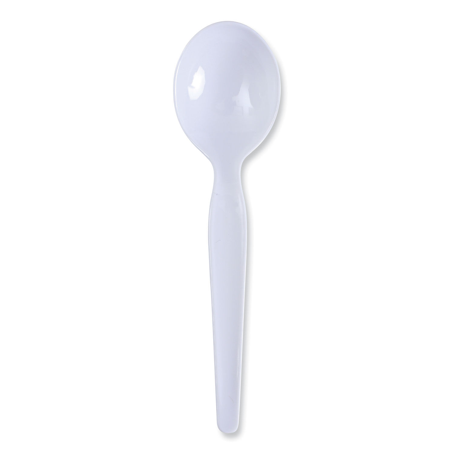 Heavyweight Polystyrene Cutlery by Boardwalkandreg; BWKSOUPHWPSWH